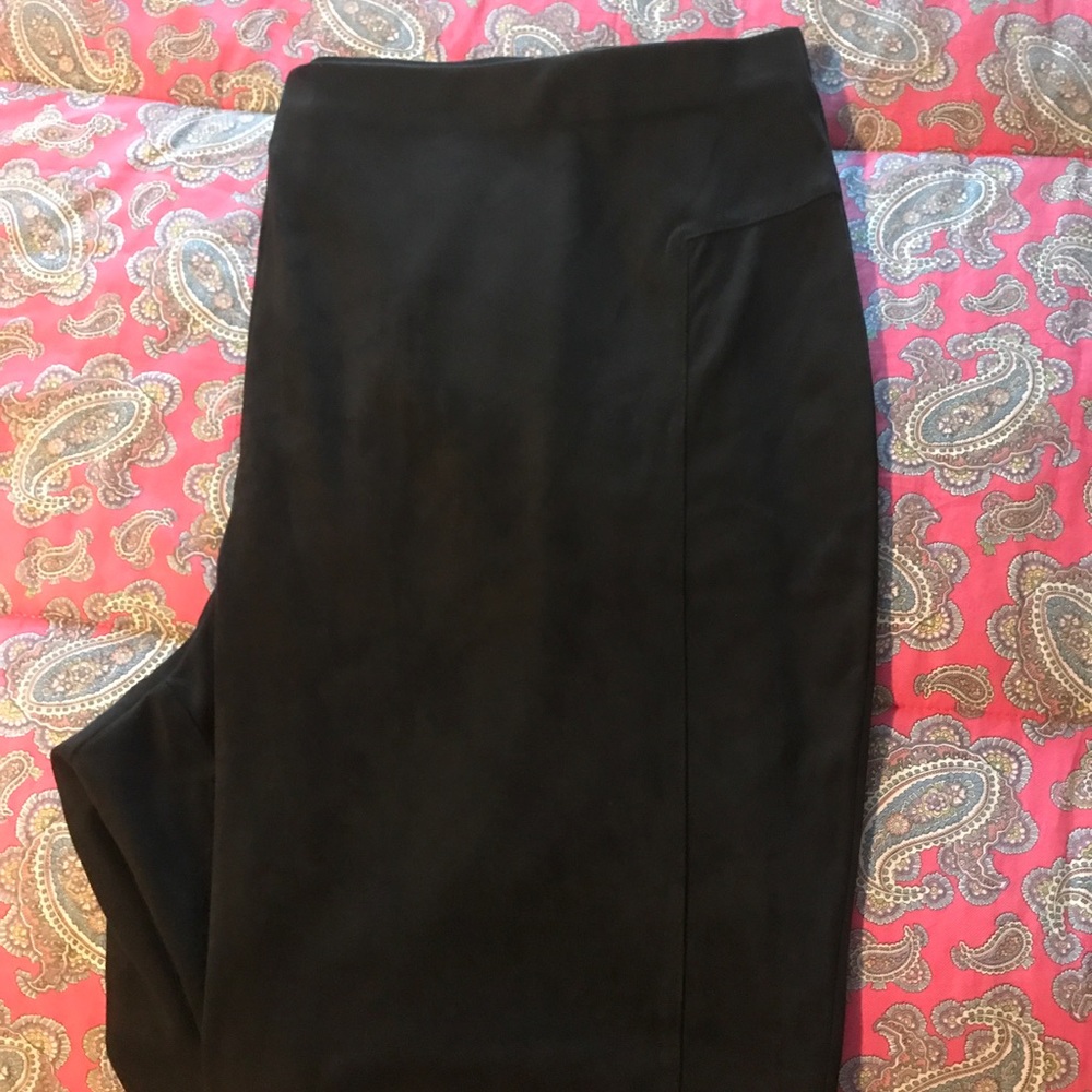 Isaac Mizrahi Live Black Pants - 2X